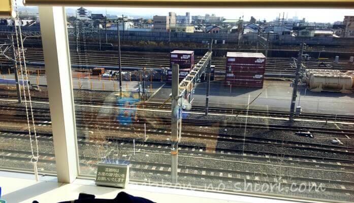 京都鉄道博物館 レストランから見た景色